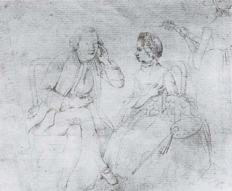 Joshua Reynolds und Angelika Kauffmann, Nathaniel Dance